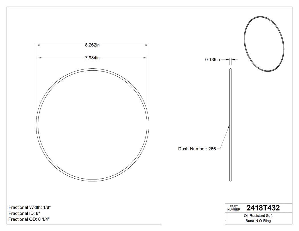 Technical drawing - 2418T432